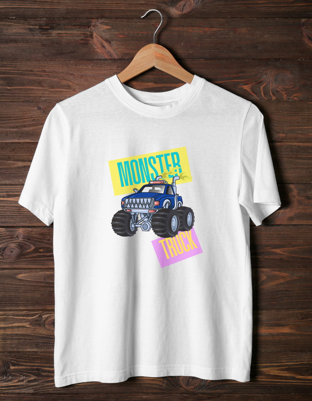 Monster Truck Cotton T-Shirt – Cool Kids Tee | Mumma’s Cub