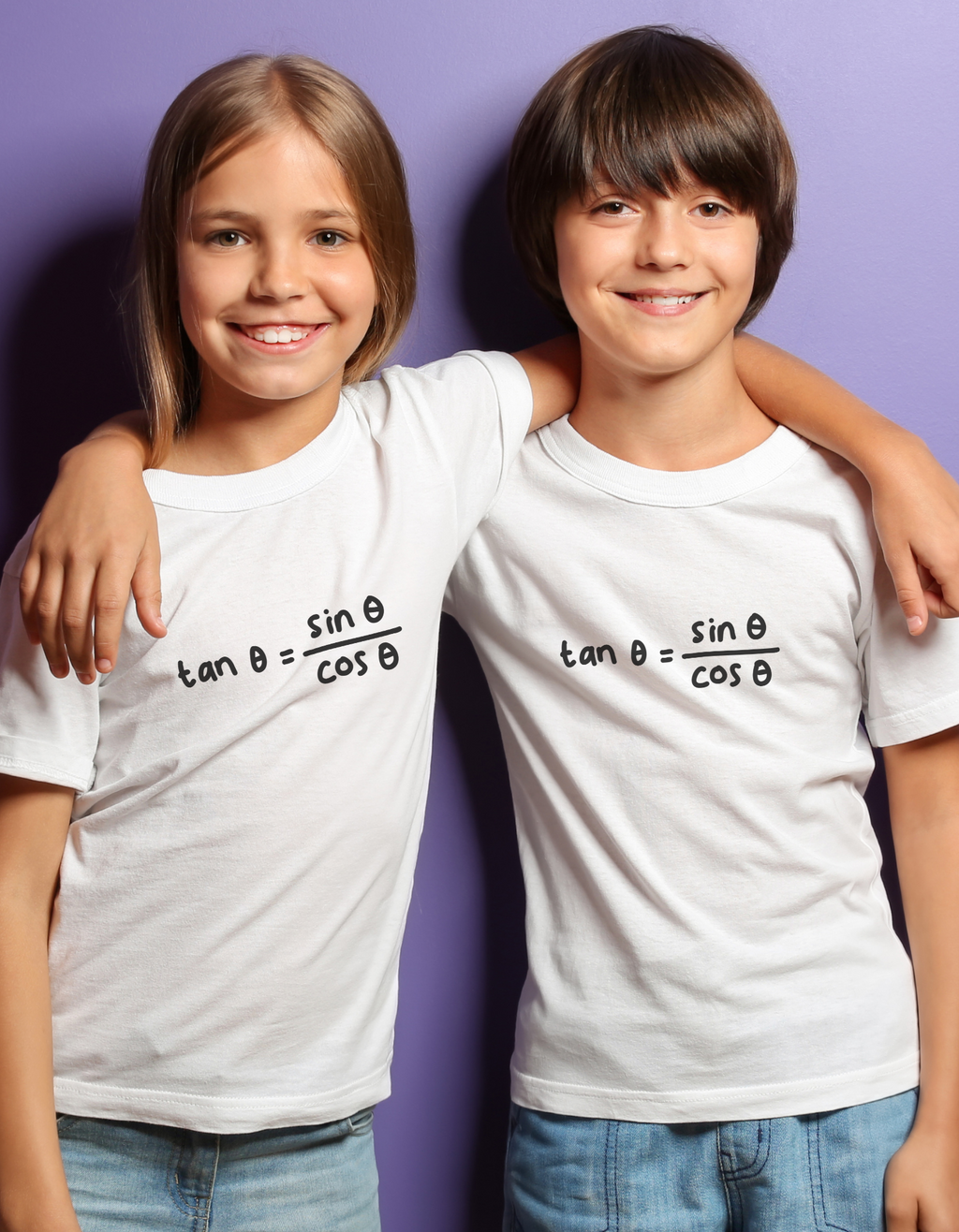 Tan θ = Sin θ / Cos θ T-Shirt – Math Kids Tee | Mumma’s Cub