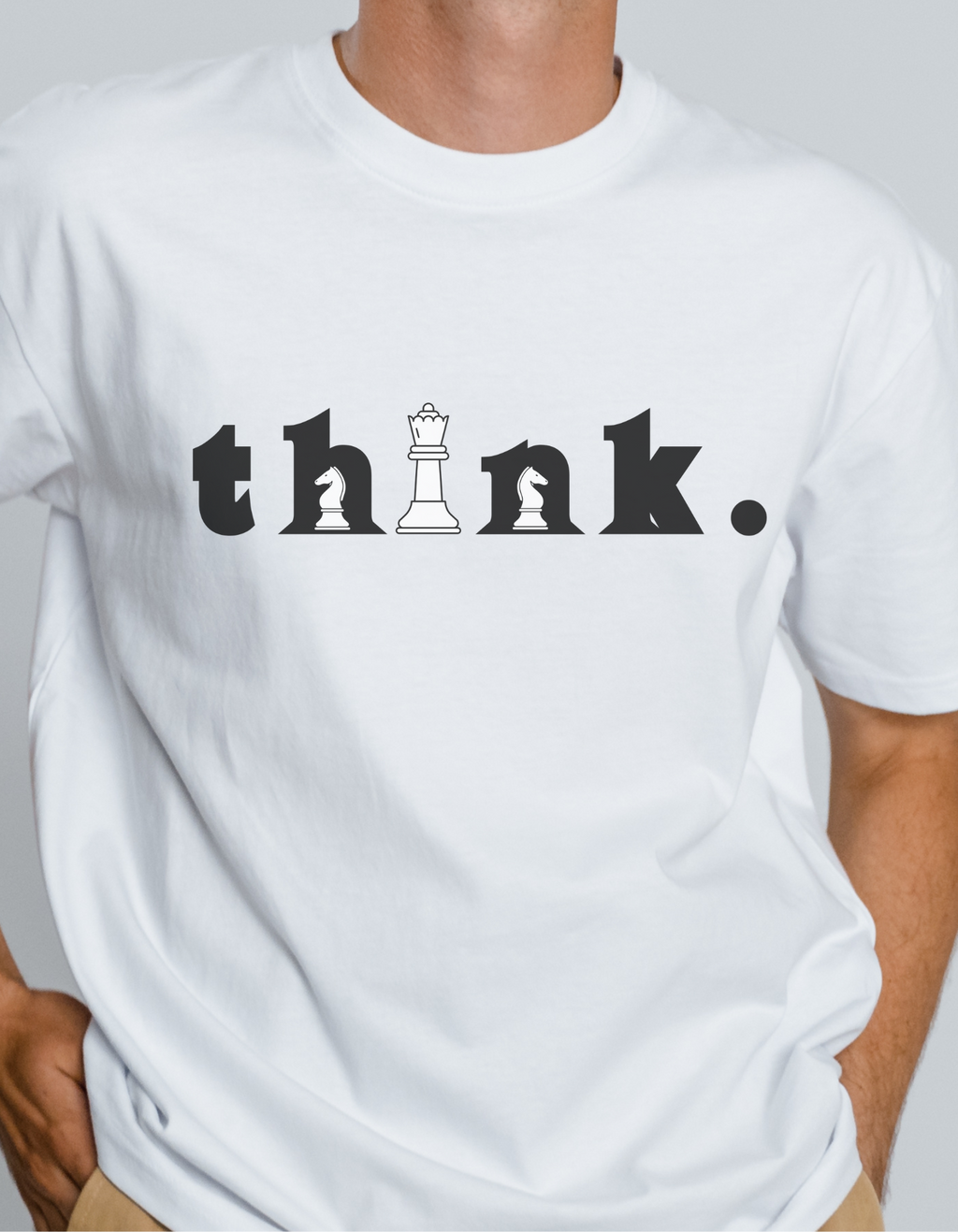 "Think" Chess T-Shirt for Chess Lovers | Mumma's Cub