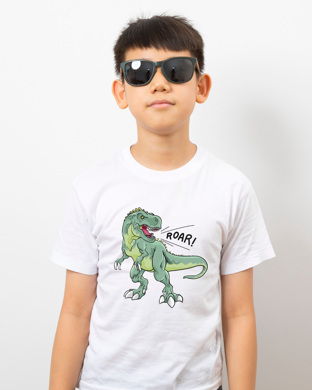 Roar T-Rex Kids T-Shirt – Dinosaur Cotton Tee | Mumma’s Cub