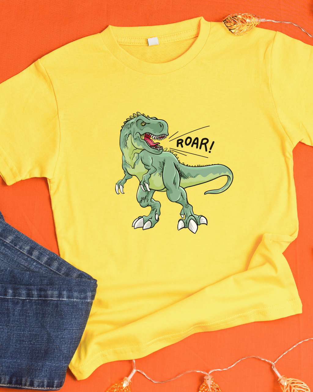 Roar T-Rex Kids T-Shirt – Dinosaur Cotton Tee | Mumma’s Cub