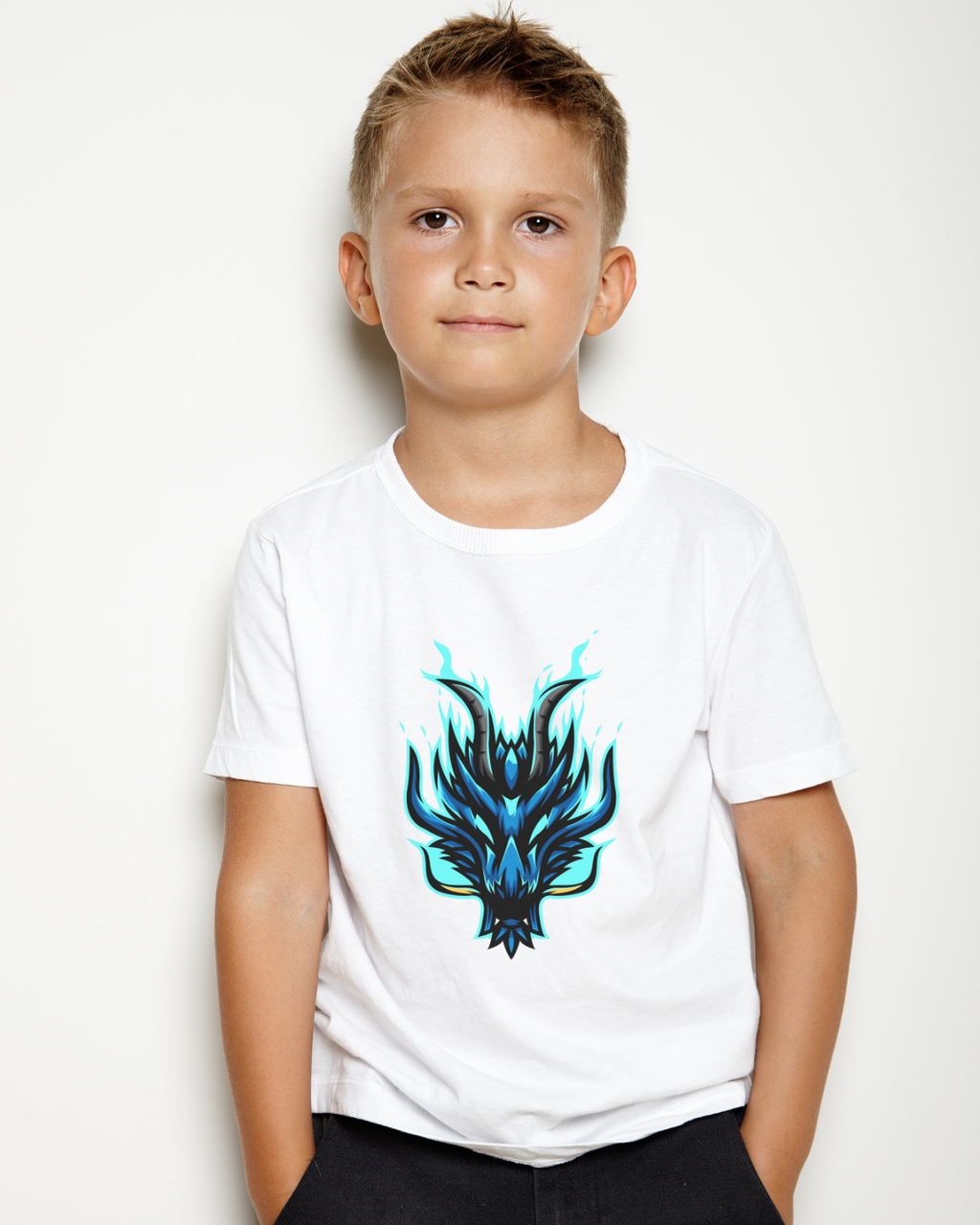 Fiery Dragon Kids T-Shirt – Bold Cotton Tee | Mumma’s Cub
