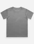 dark grey kids solid cotton t shirt mummas cub breathable cotton casual tee