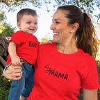 boy mama and mamas boy combo t shirts mummas cub cotton matching mom son set