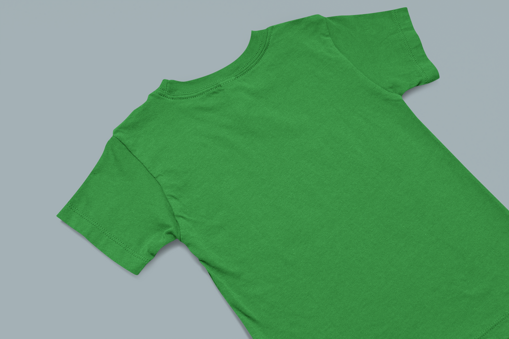 green kids solid cotton t shirt mummas cub soft breathable daily wear