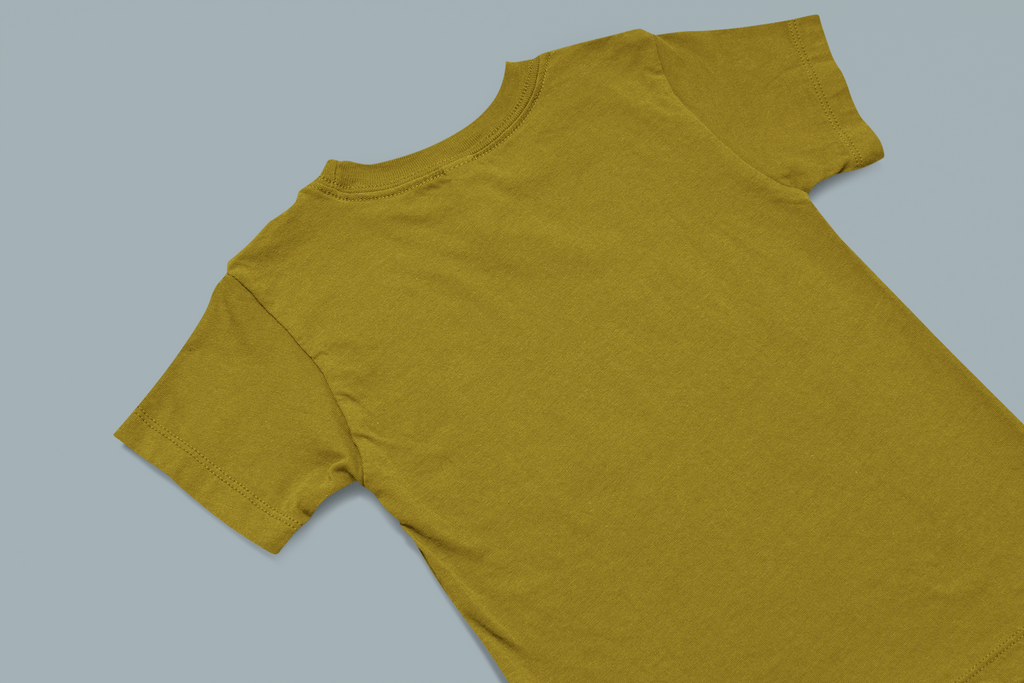 bronze kids solid cotton t shirt mummas cub breathable soft cotton tee