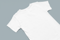 white kids solid cotton t shirt mummas cub soft breathable basic tee