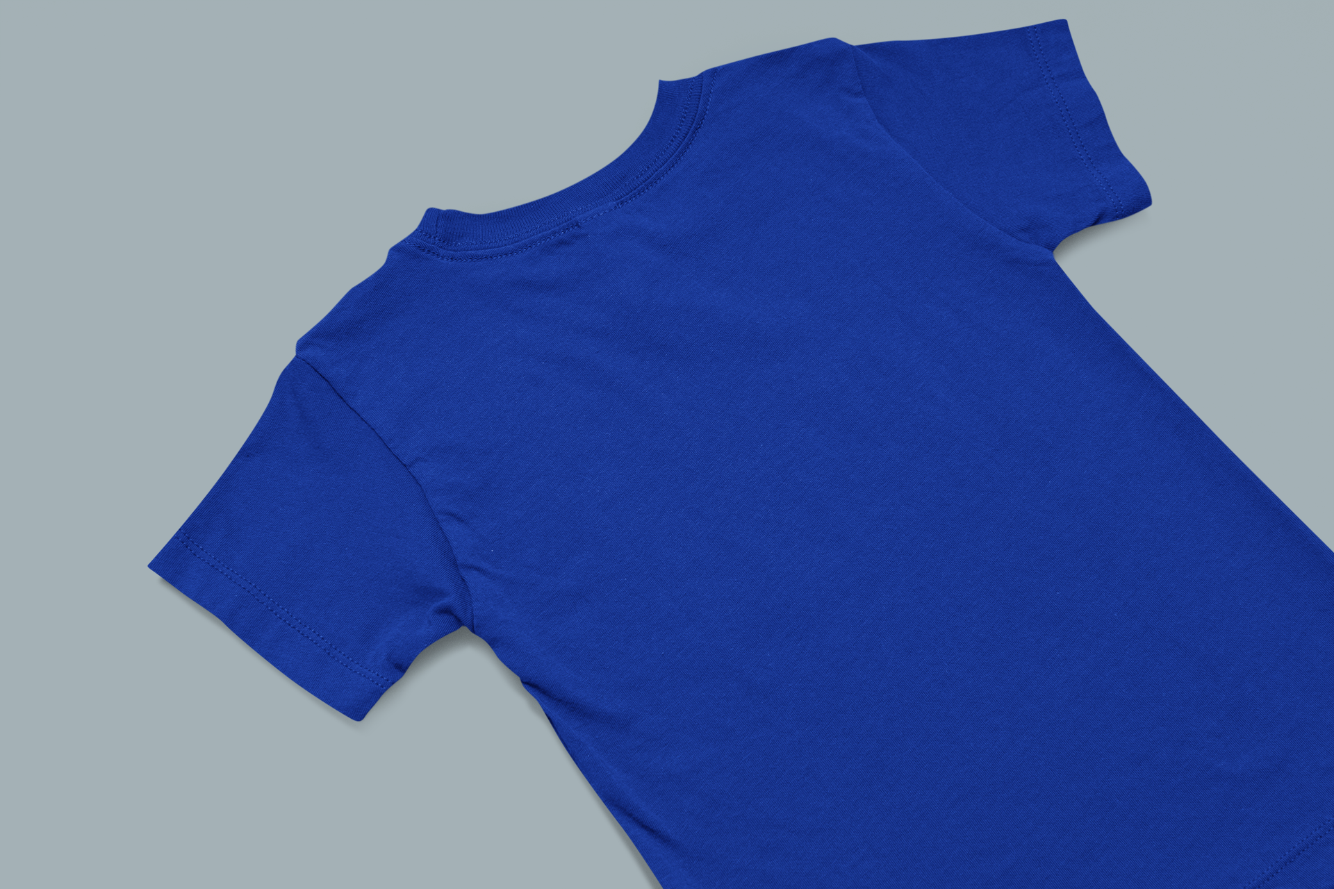 blue kids solid cotton t shirt mumma's cub premium cotton soft tee