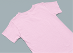 baby pink kids solid cotton t shirt mummas cub comfortable daily wear