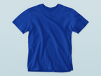 royal blue kids solid cotton t shirt mumma's cub premium cotton soft tee