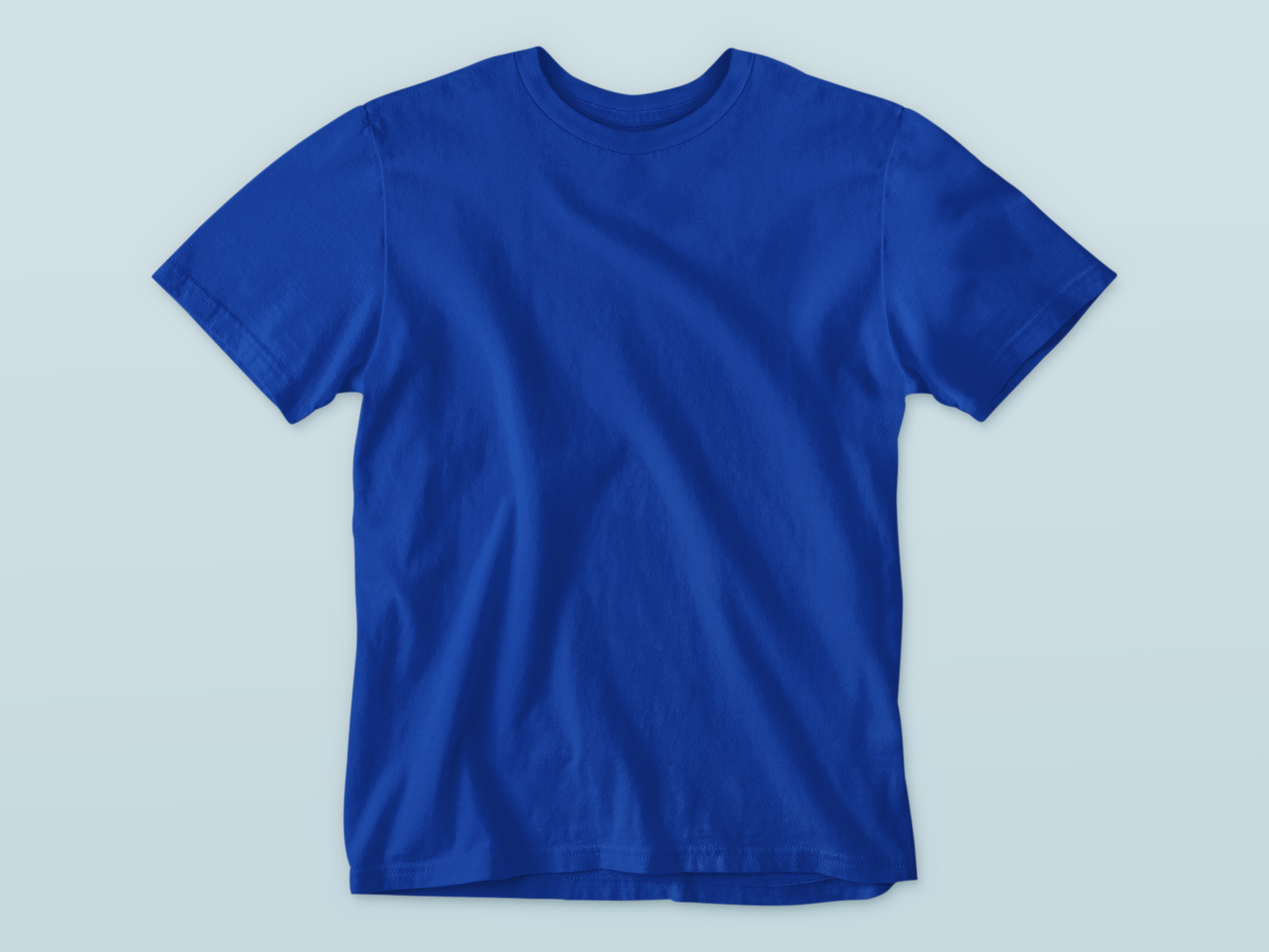 royal blue kids solid cotton t shirt mumma's cub premium cotton soft tee