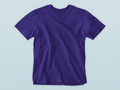 purple kids solid cotton t shirt mumma's cub soft breathable casual wear