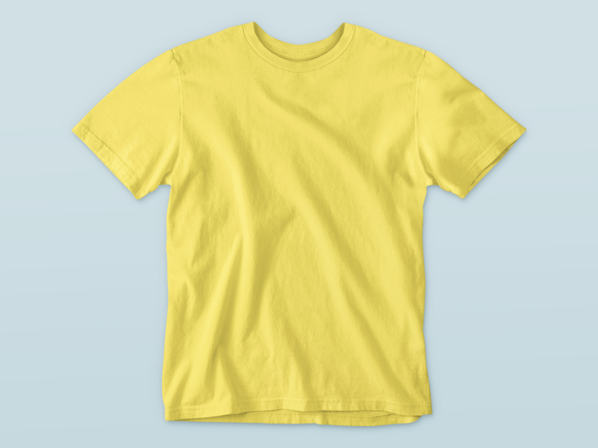 yellow kids solid cotton t shirt mummas cub soft breathable everyday wear