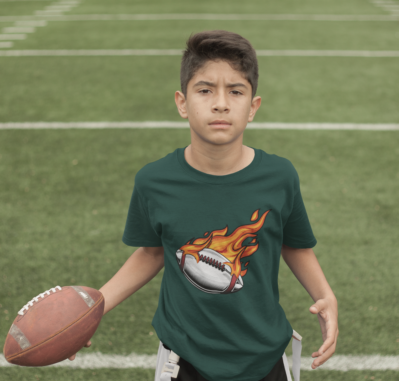Sporty baseball print T-shirt for boys by Mumma’s Cub