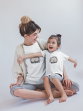 mama mini matching t shirt combo boho rainbow mummas cub cotton twinning set