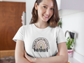 “MAMA” Boho Rainbow T-Shirt – 100% Cotton Soft Tee