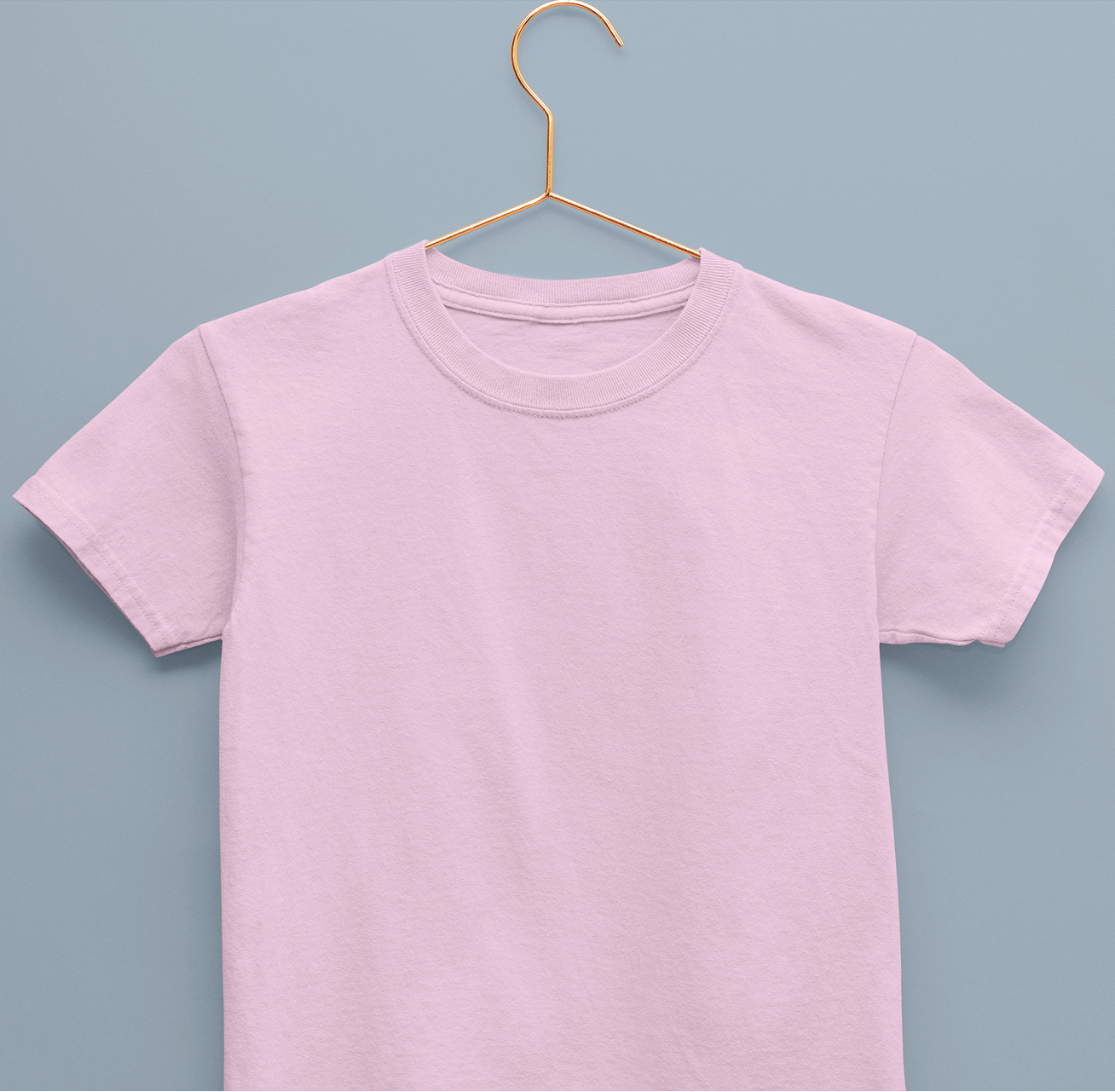 baby pink kids solid cotton t shirt mummas cub comfortable daily wear