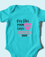 Hey Bro Your Wife Keeps Checking Me Out Baby Romper | Mumma’s Cub