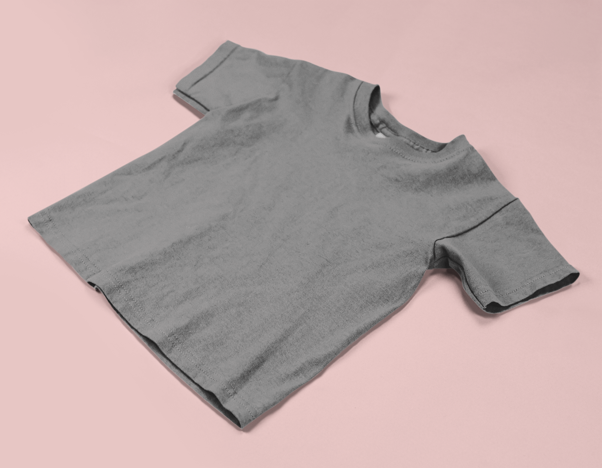dark grey kids solid cotton t shirt mummas cub breathable cotton casual tee