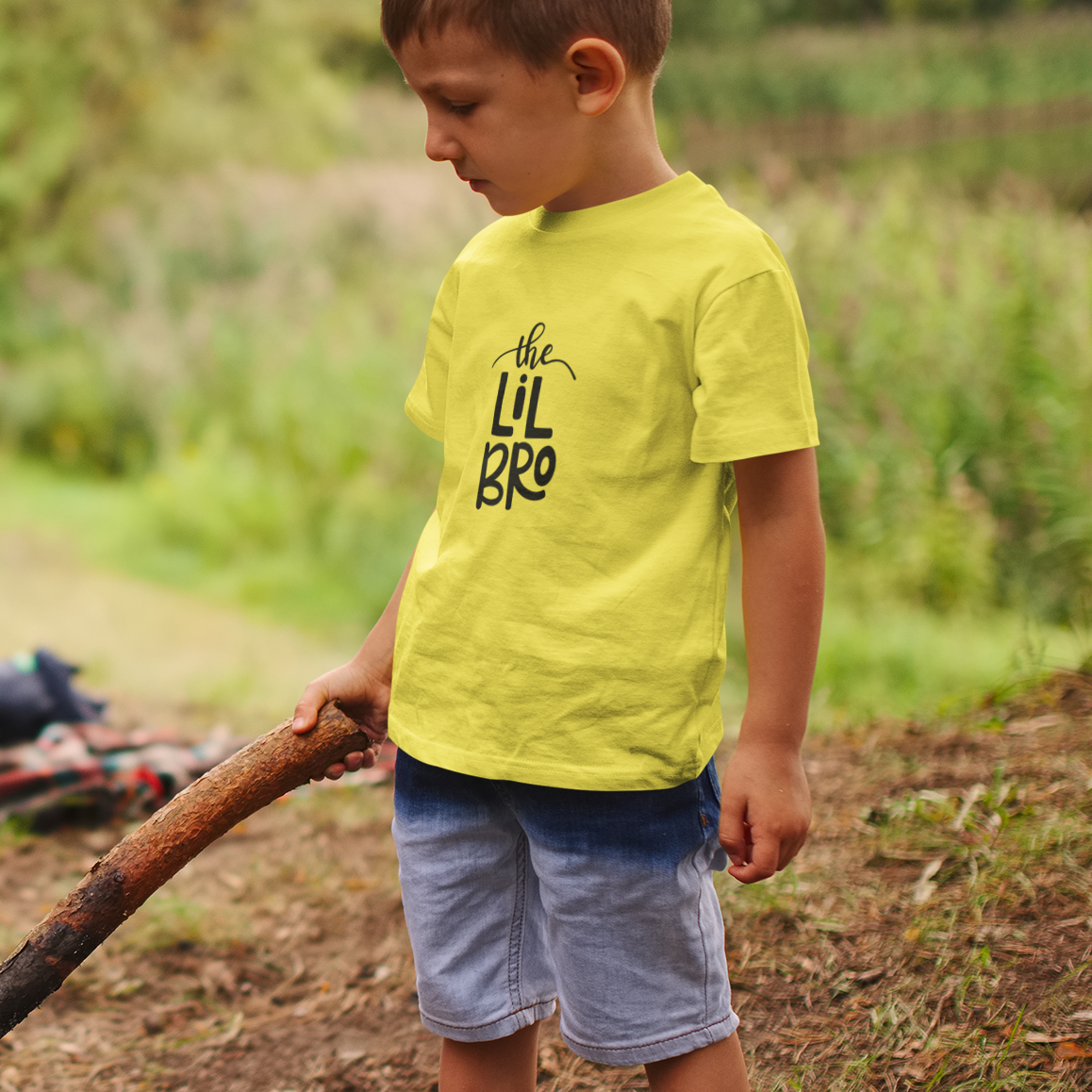 Little brother cotton t-shirt soft breathable kids tee