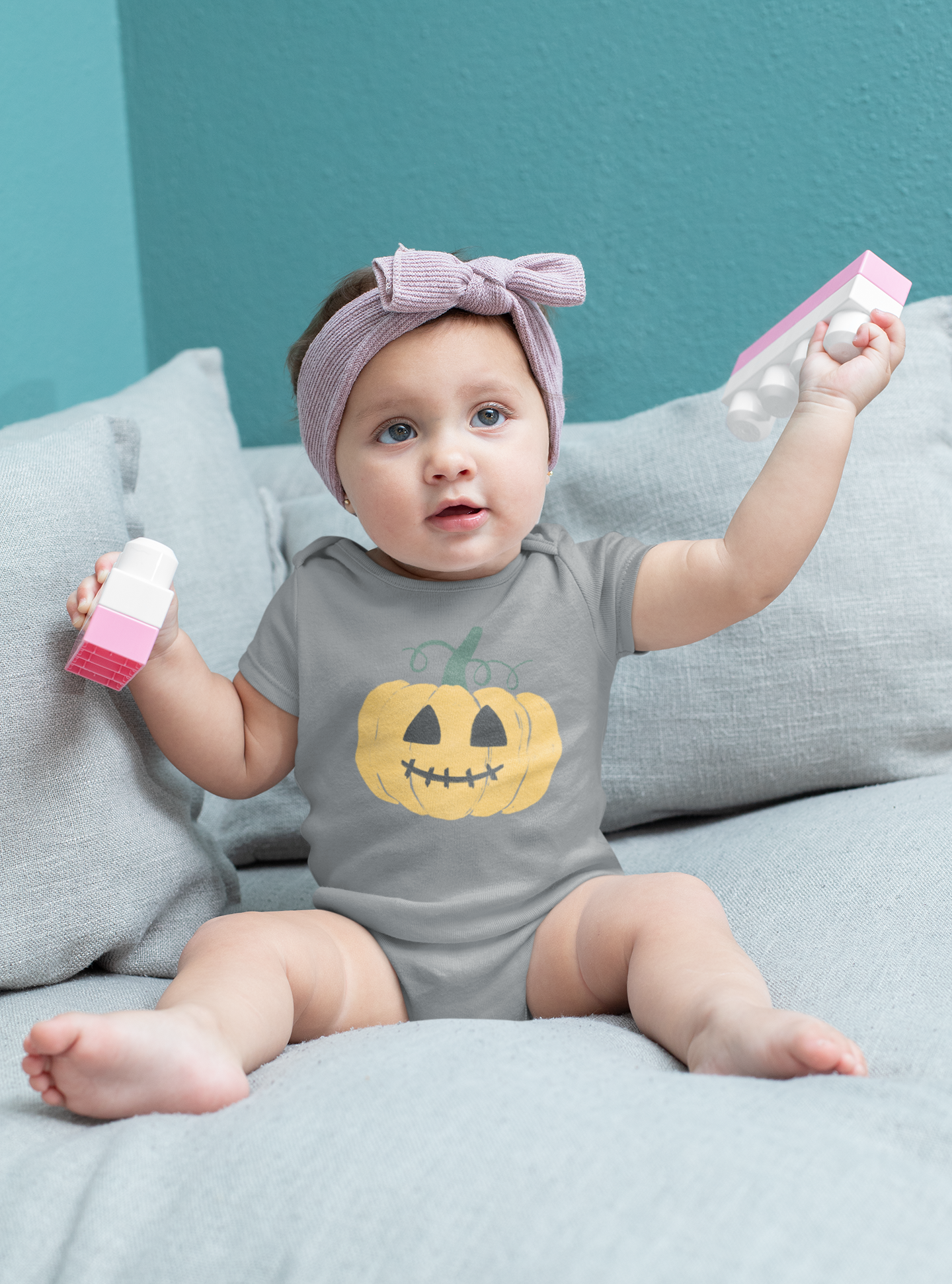 Baby Halloween Onesie – Pumpkin Print