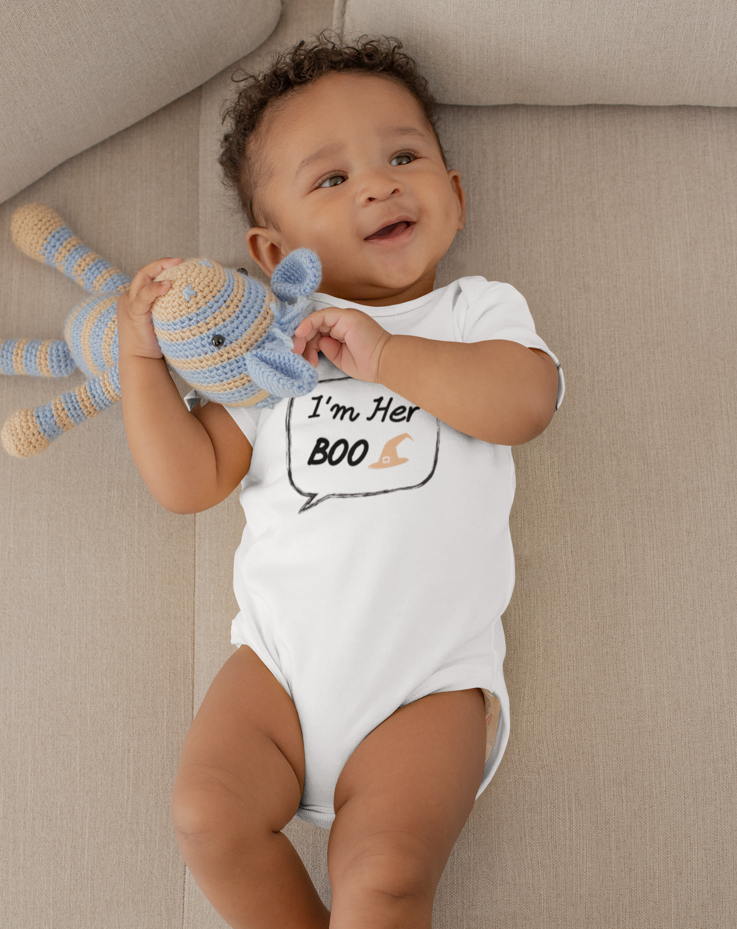 Baby Halloween Onesie – I Am Her Boo!