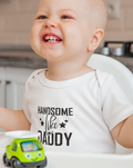Cute dad quote baby cotton romper by Mumma’s Cub