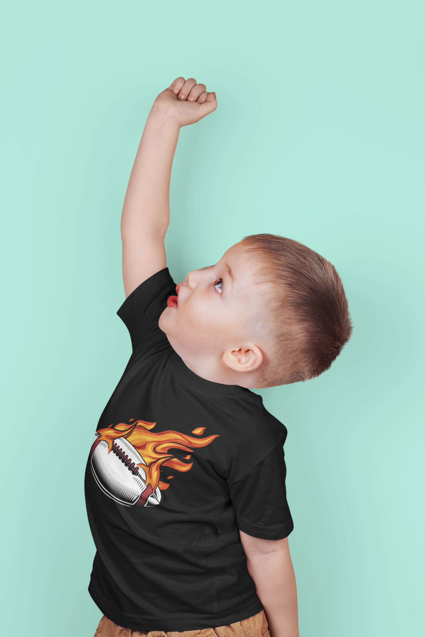 Sporty baseball print T-shirt for boys by Mumma’s Cub