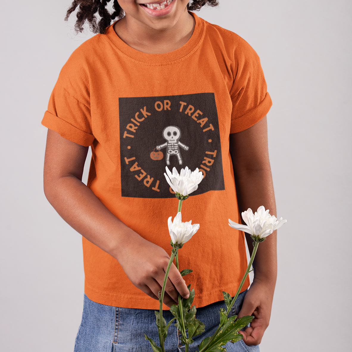 Kids Halloween T-Shirt – Little Skeleton