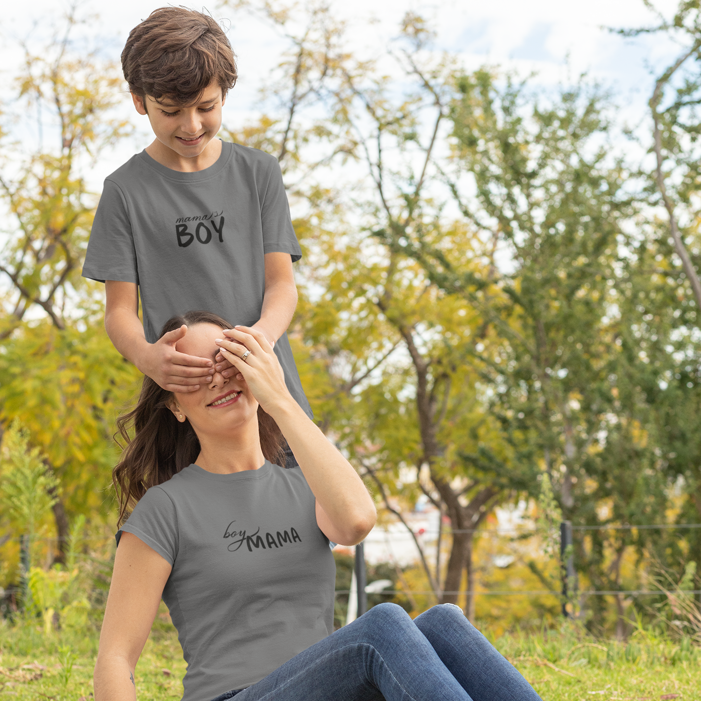 boy mama and mamas boy combo t shirts mummas cub cotton matching mom son set