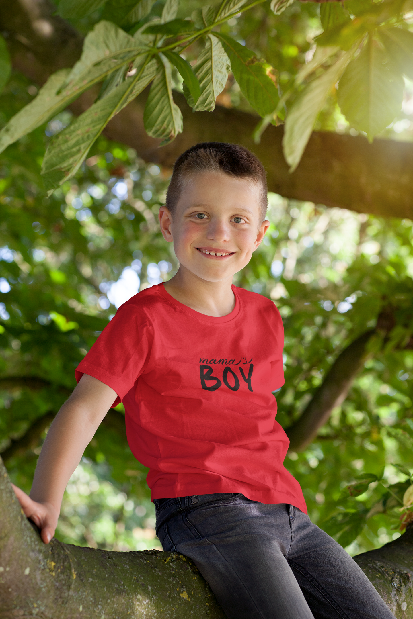 “Mama’s Boy” Kids T-Shirt – Soft Cotton Tee