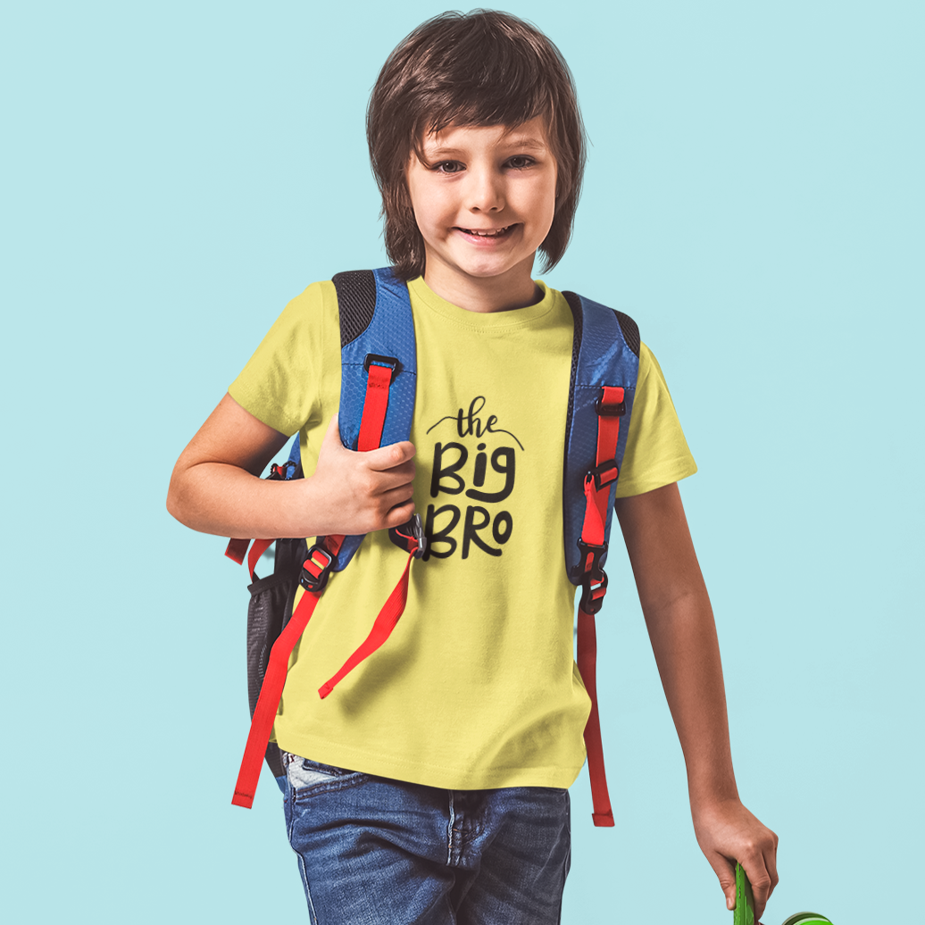 Big brother cotton t-shirt for kids soft breathable fabric
