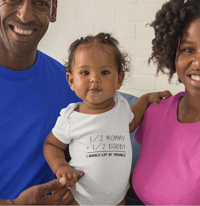 Funny quote baby cotton romper by Mumma’s Cub