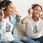 Cute sibling matching t-shirts by Mumma’s Cub for girls
